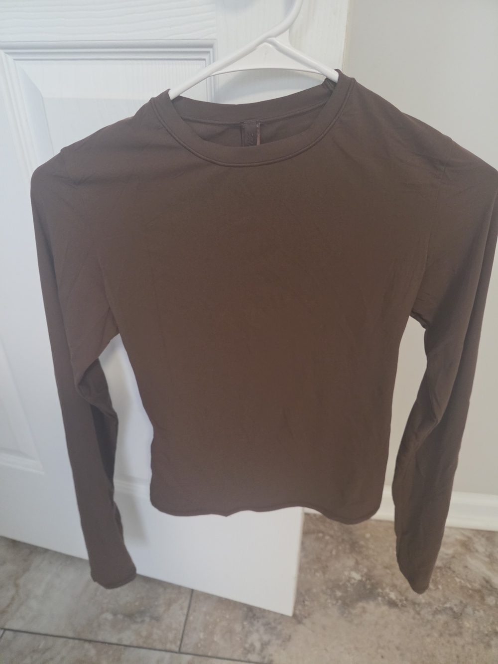 SKIMS Brown Long Sleeve Top Like New